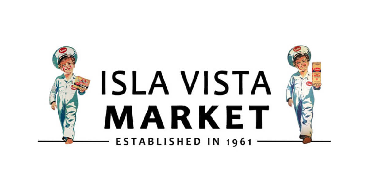 A theme logo of Isla Vista Market